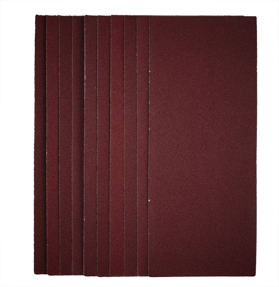 Draper SANDING SHEET 115X280MM 80G 56329 56329 1/2 Sanding Sheets, 115 x 280mm (Pack of 10)