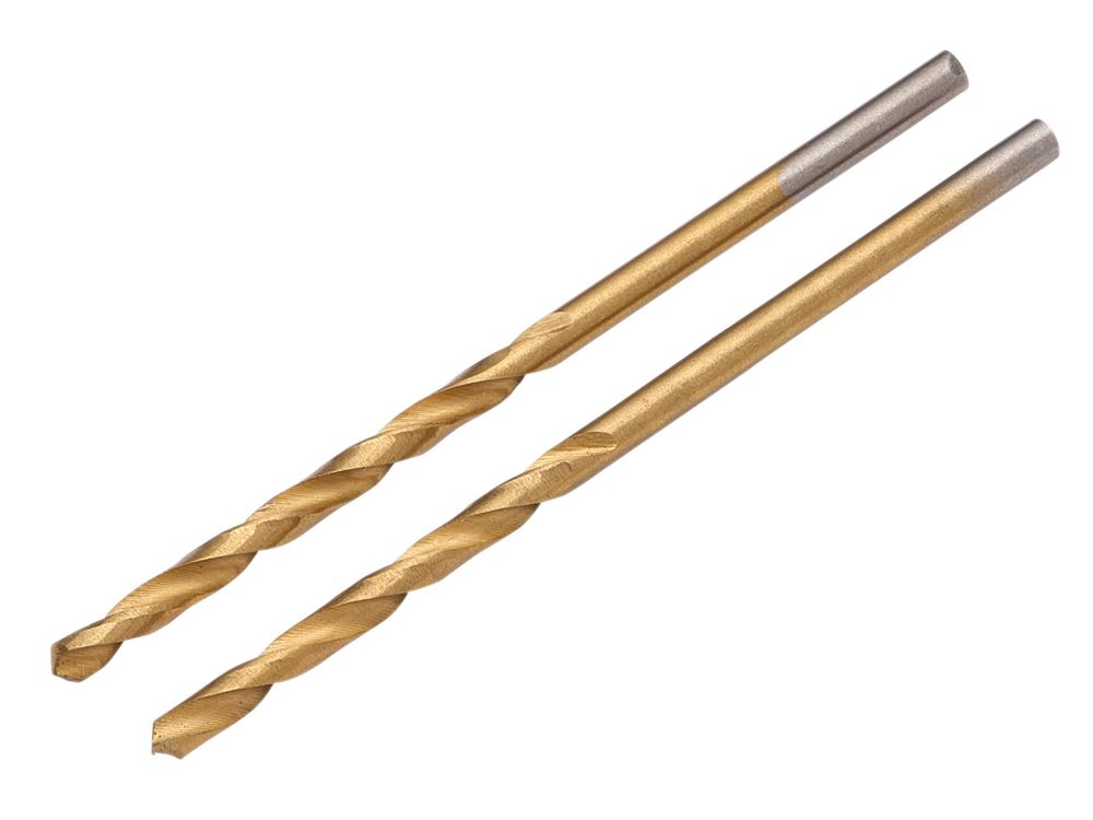 Draper TITANIUM DRILL BIT 1.5MM X2 08856 HSS Titanium Nitride Coated Drill Bits