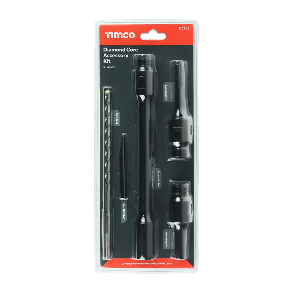 TIMCO Dry Diamond Core Accessory Kit 5pcs Pack 1