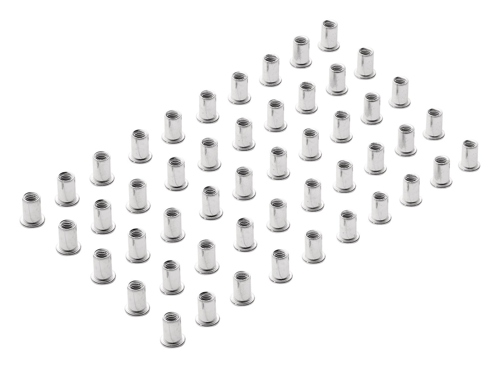 Draper THREADED INSERT RIVNUT M8X50 04054 Zinc Plated Threaded Insert Rivet Nuts