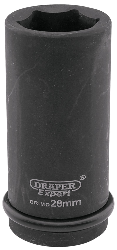 Draper 28MM IMP.DEEP SCKET 3/4DR 05060 HI-TORQ® Metric Deep Impact Sockets, 3/4" Sq. Dr.