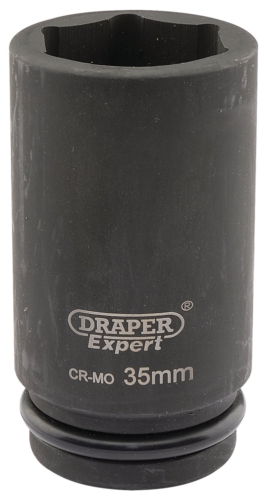 Draper 35MM IMP.DEEP SCKET 3/4DR 05066 HI-TORQ® Metric Deep Impact Sockets, 3/4" Sq. Dr.