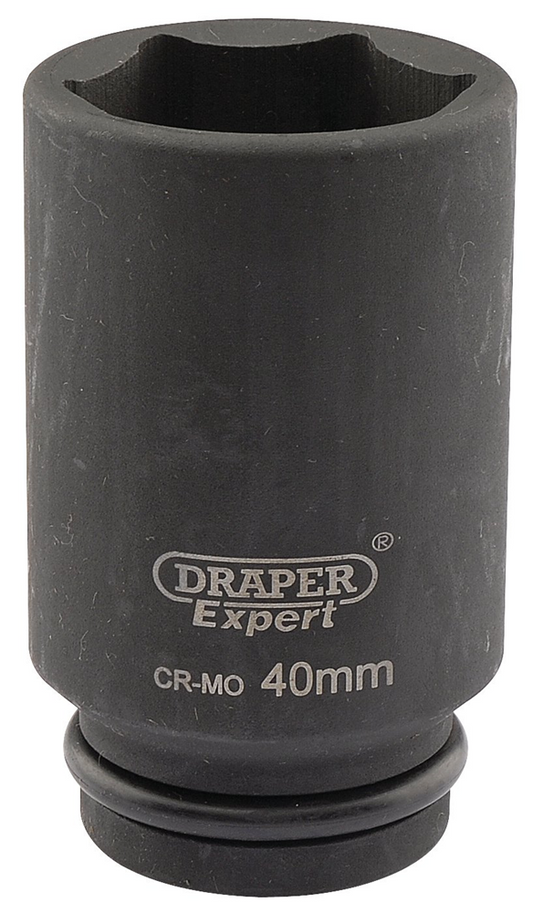 DRAPER 05071 - Expert 40mm 3/4" Square Drive Hi-Torq&#174; 6 Point Deep Impact Socket