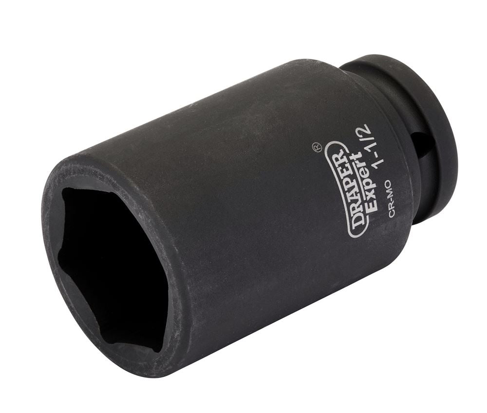 19000 Draper Expert Expert Imperial Deep Impact Socket, 3/4 Sq. Dr. 1.1/2 419D-AF 3/4 Impact Socket Professional Trade DIY Workshop Garage Use