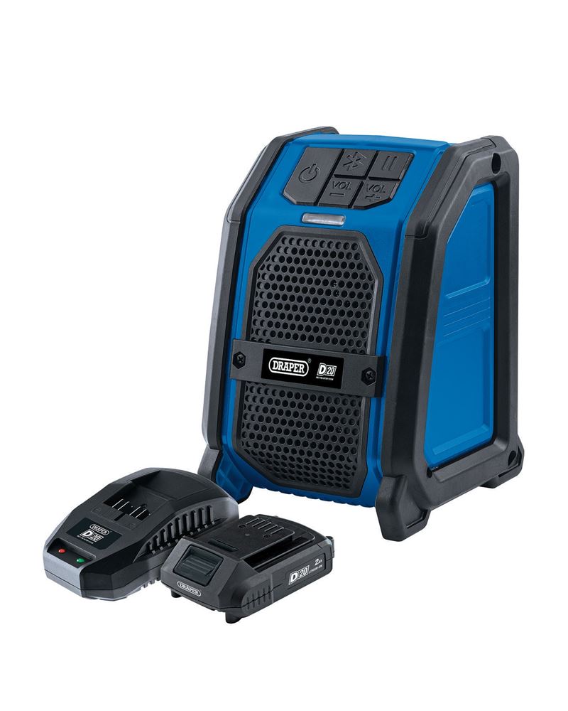 04758 D20 D20 20V Wireless Speaker Kit (3 Piece) FD2022 D20 20V Cordless Power Tools Professional Trade DIY Workshop Garage Use