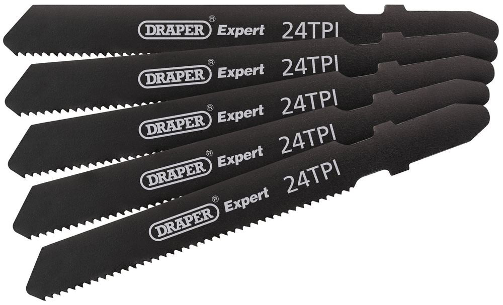 DRAPER 81729 - DT118A 92mm Jigsaw Blade Set (5 Piece)