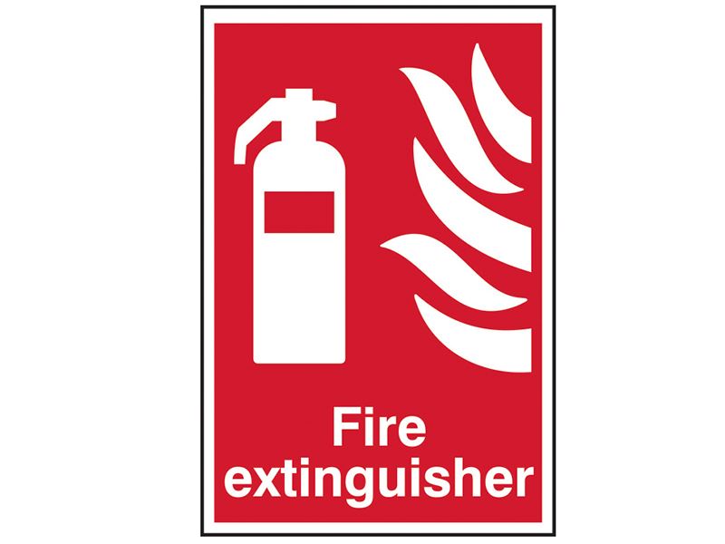Scan SCA1350 Fire Extinguisher - PVC 200 x 300mm |