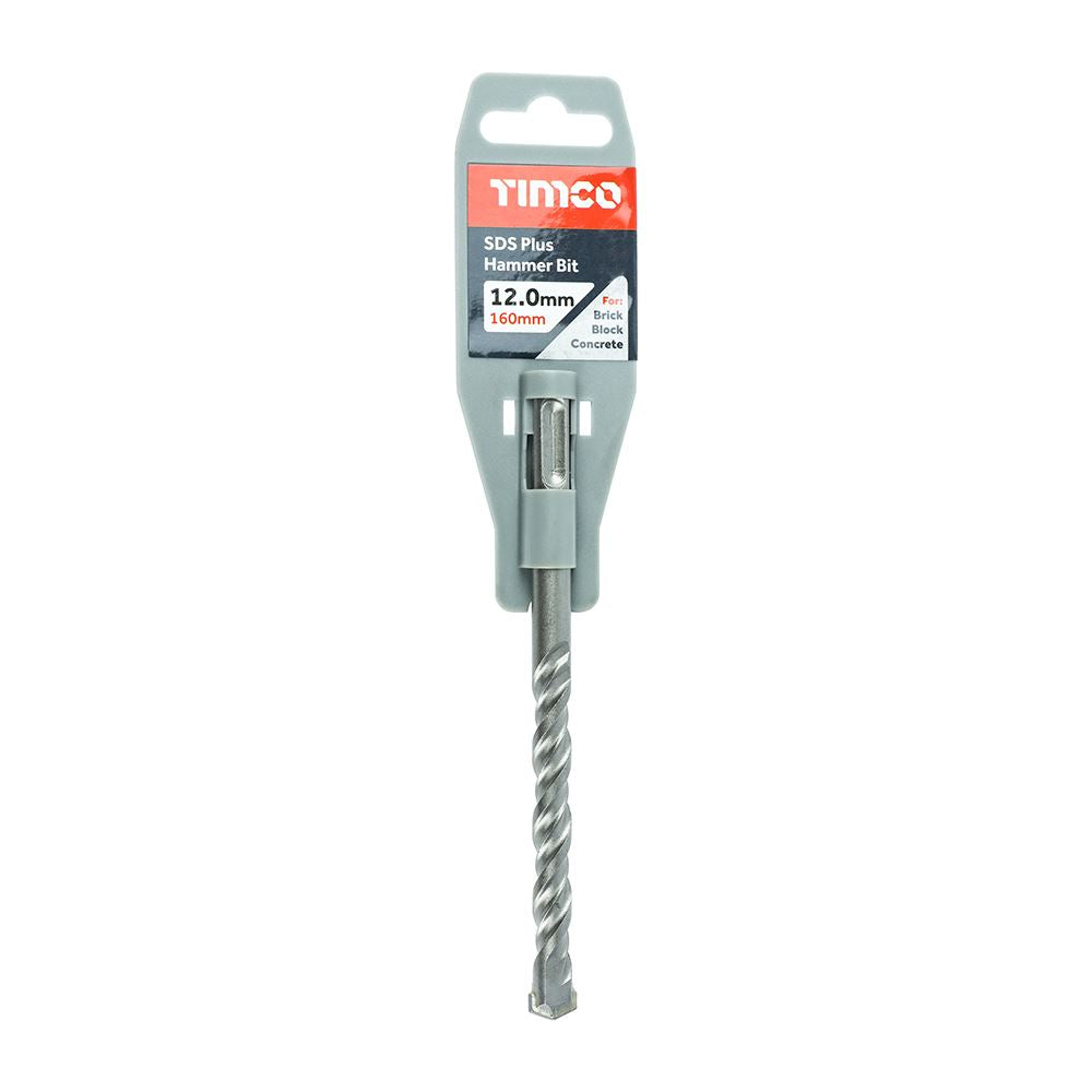 TIMCO SDS Plus Hammer Bit 12.0 x 160 Pack 1