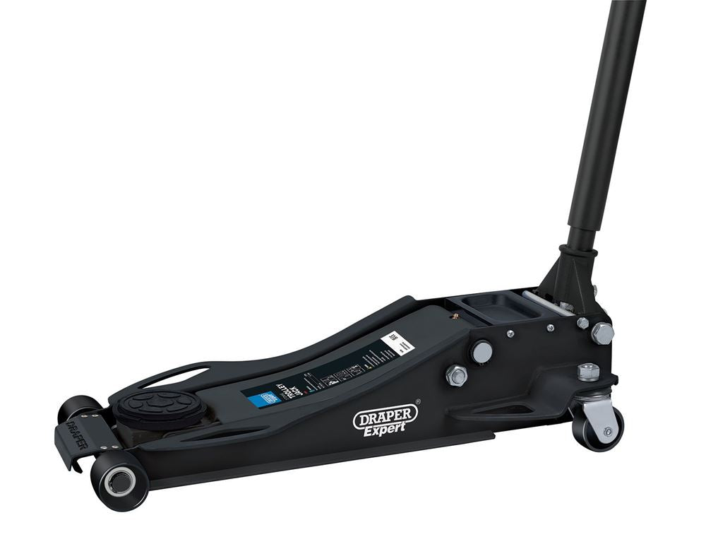 Draper 3T TROLLEY JACK BP 28464 28464 Professional Low Profile Fast Lift Garage Trolley Jacks, 3 Tonne