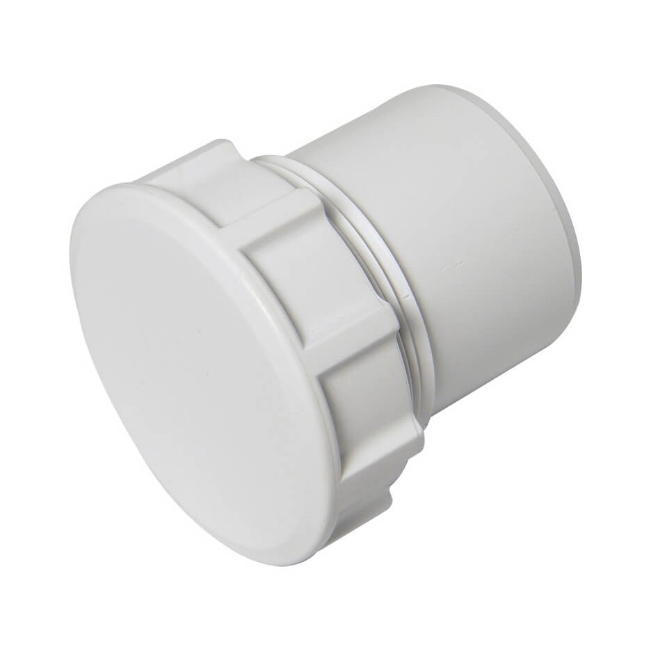 50MM WASTE - 2" ACCESS PLUG SOLVENT WHITE