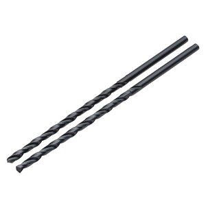 Draper HSS LONG DRILL BIT 3.0X100MMX2 08786 Black HSS Long Drill Bits