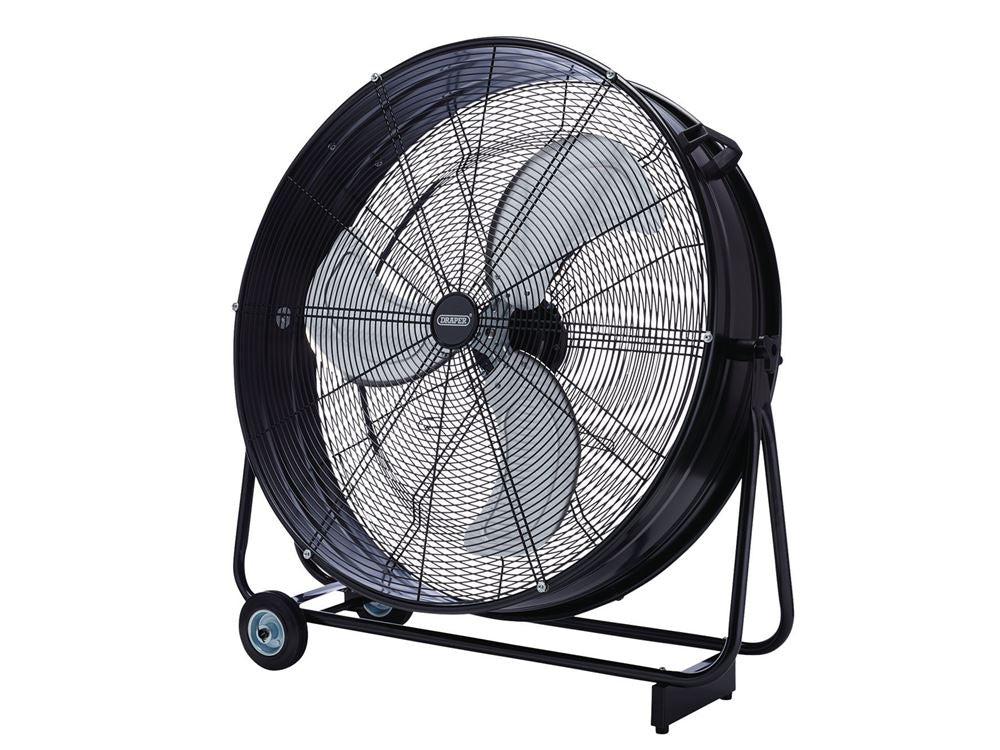 03368 Draper 110V Drum Fan, 30 /760mm, 125W HV30110 Fans W 91 x H 91 x D 32cm Professional Trade DIY Workshop Garage Use