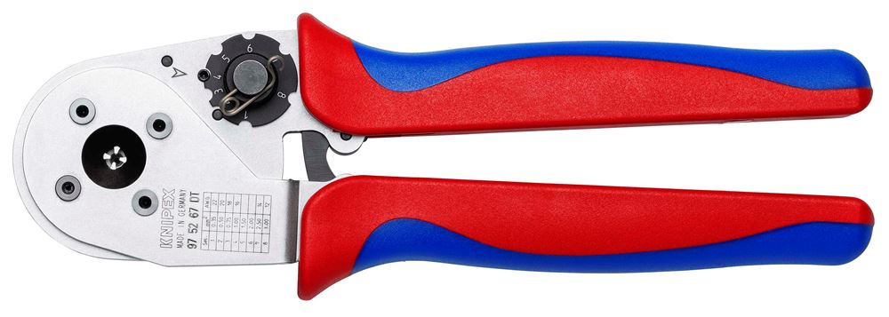 Draper 4-MANDREL CRIMPING PLIERS 13166 13166 97 52 67 DT Four-Mandrel Crimping Pliers for DT contacts, 230mm