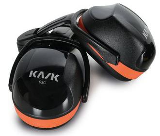 KASK SC3 HELMET ATTACHMENT EAR DEFENDERS ORANGE