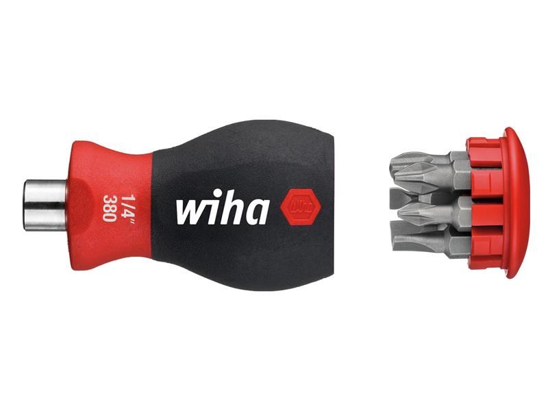 WHA Magnetic SoftFinish Stubby Screwdriver with Bit Magazine (SL, PH)