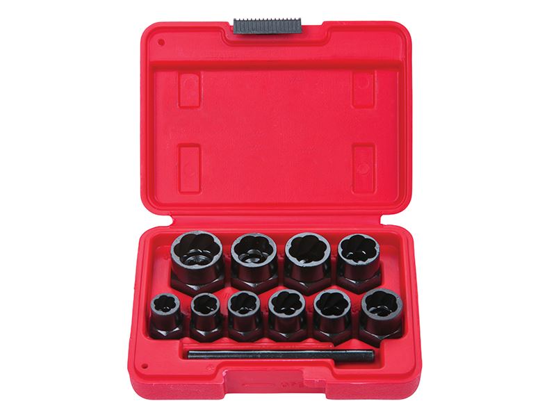 BlueSpotTools 1539 Bolt Remover Set 9-19mm 10 Piece