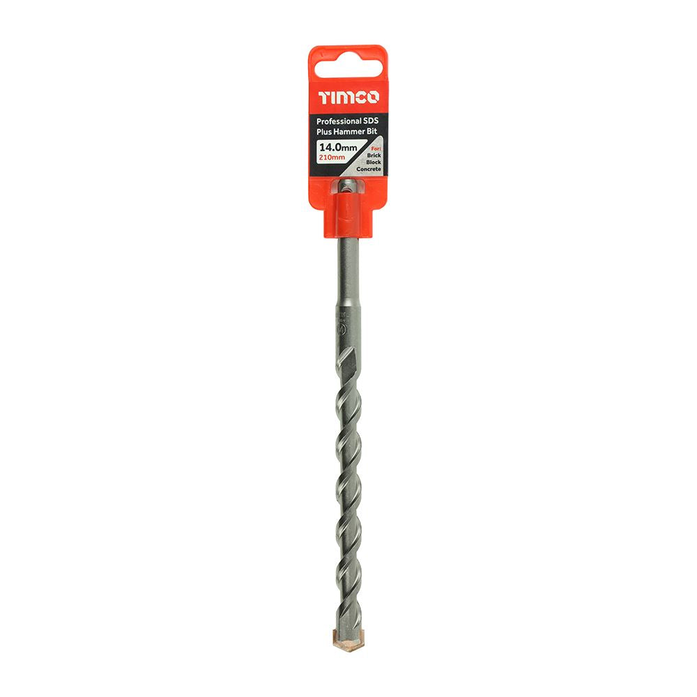 TIMCO Pro SDS Plus Hammer Bits (PGM) 14.0 x 210 Pack 1