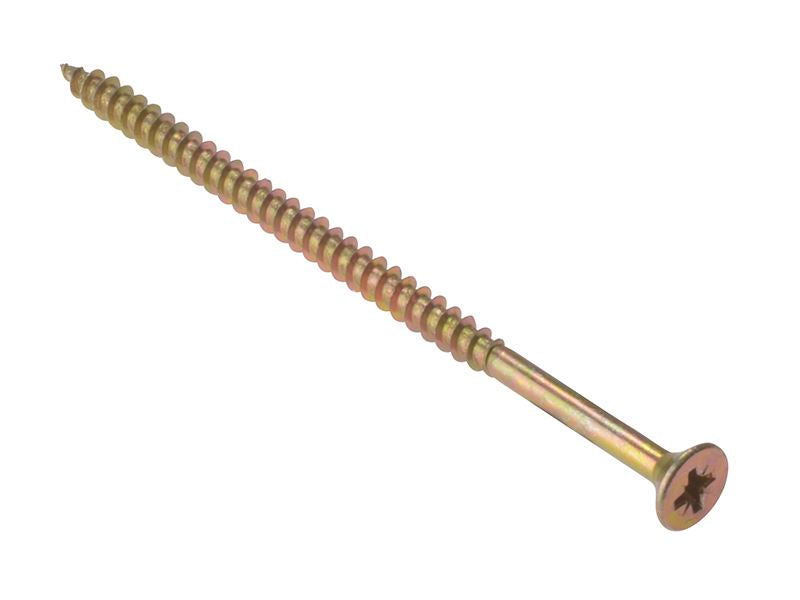 ForgeFix FORCSK412Z General Purpose Pozi Compatible Screw CSK TT ZP 4in x 12 Box 100 |