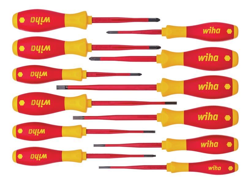 WHA SoftFinish electric slimFix Screwdriver Set, 12 Piece