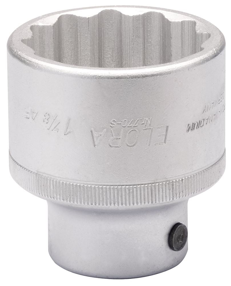 00616 Elora Elora Bi-Hexagon Socket, 1.7/8 3/4 Sq. Dr. 770-SA 1.7/8 3/4 Sockets Professional Trade DIY Workshop Garage Use
