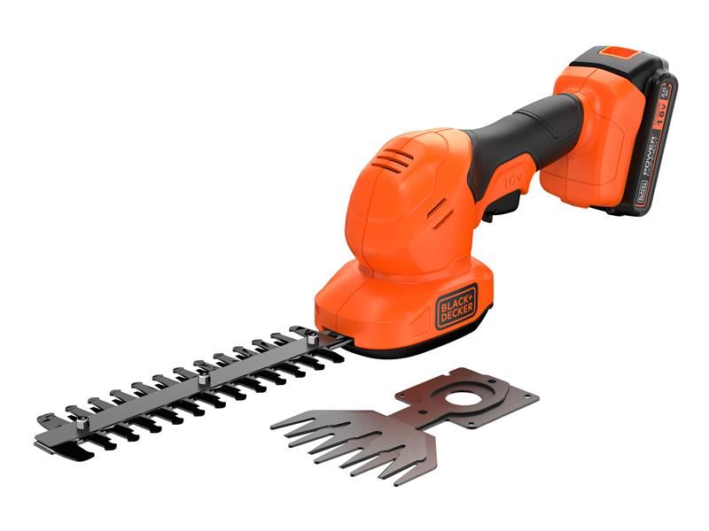 B/D BCSS18D1 Shear Shrubber 18V 1 x 2.0Ah Li-ion