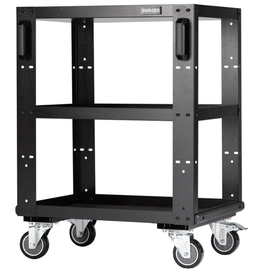 BUNKER Modular 3 Tier Tool Trolley, 646mm