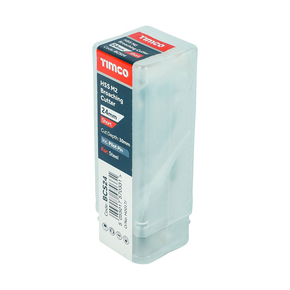 TIMCO Broaching Cutter HSS M2 Short 24 x 30 Pack 1