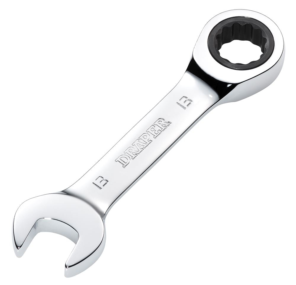 Draper 13MM STUBBY RATCHETING SPANNER 27891 27891 HI-TORQ® Metric Stubby Ratchet Combination Spanner