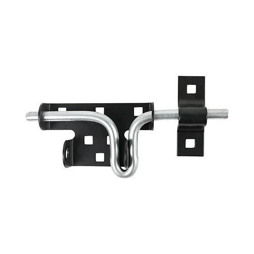 TIMCO Slide Action Padbolt Black 7 5/16" Black Pack 1