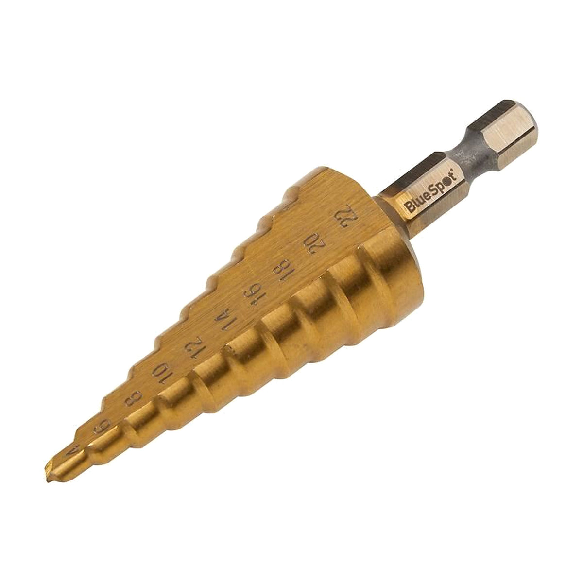 B/S HSS 1/4in Hex Shank Step Drill 4-22mm