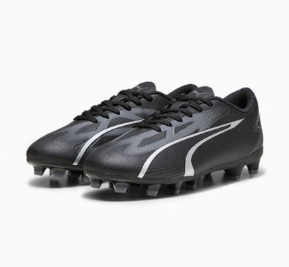 Puma Ultra Play FG/AG Junior Football Boots - 1.5 - Black/Silver