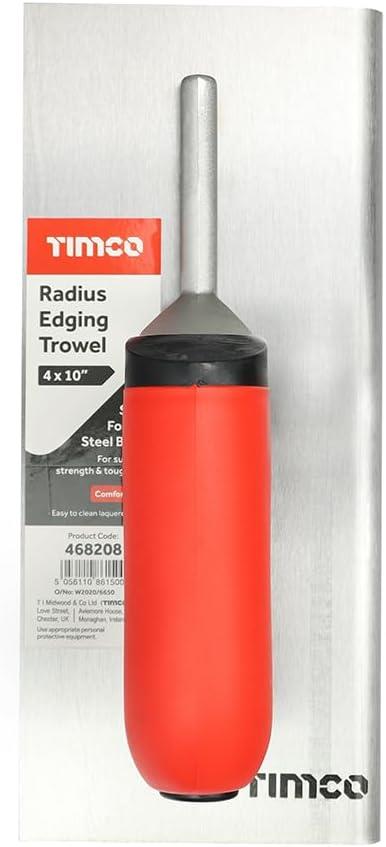 TIMCO Radius Edging Trowel 4 x 10" Pack 1