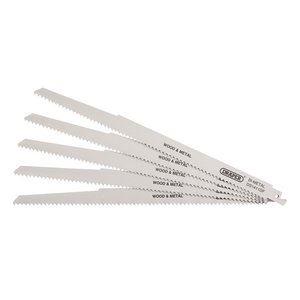 38756 Draper Bi-metal Reciprocating Saw Blades for Multi-Purpose Cutting, 300mm, 6tpi Professional Trade DIY Workshop Garage Use