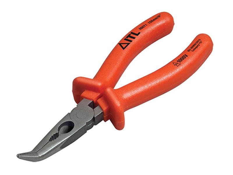 ITLInsulated UKC-00071 Insulated Bent Nose Pliers 150mm