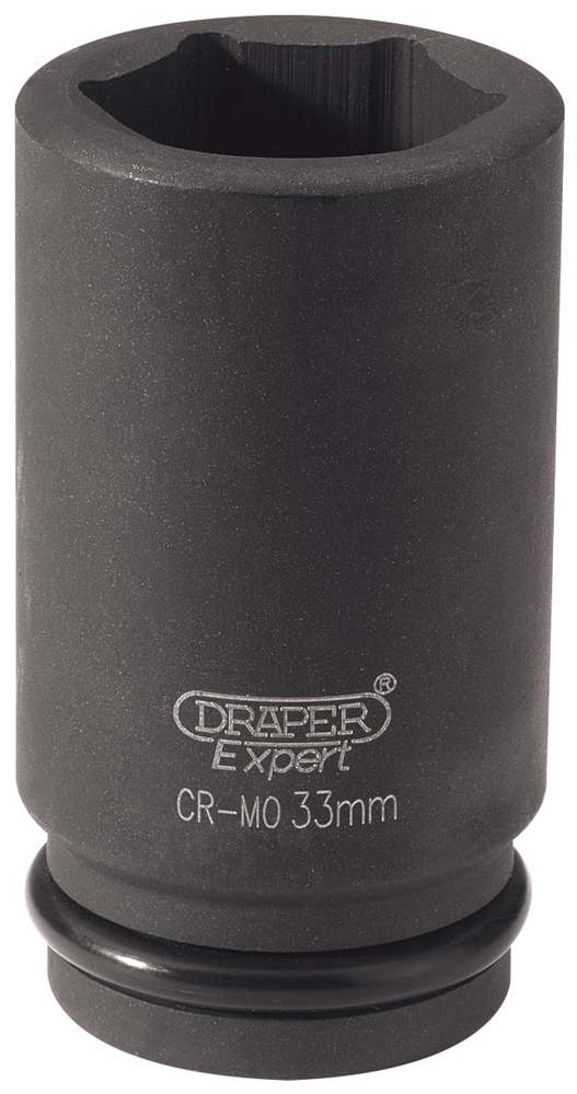 Draper 33MM IMP.DEEP SCKET 3/4DR 11899 3/4" Sq. Dr. Draper Expert HI-TORQ® Metric Deep Impact Sockets