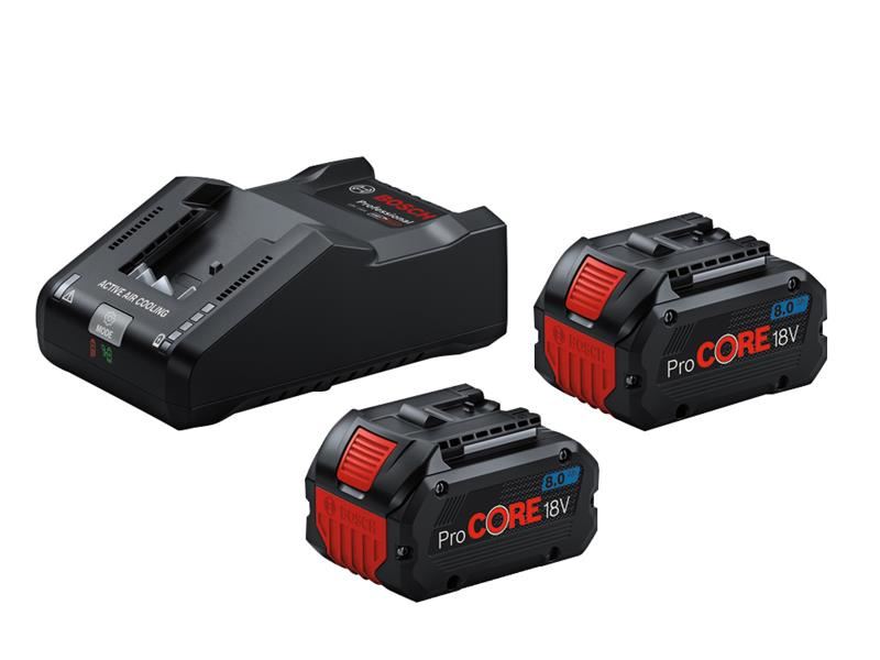 BSH ProCORE18V 8.0Ah Batteries & Charger Starter Kit 18V