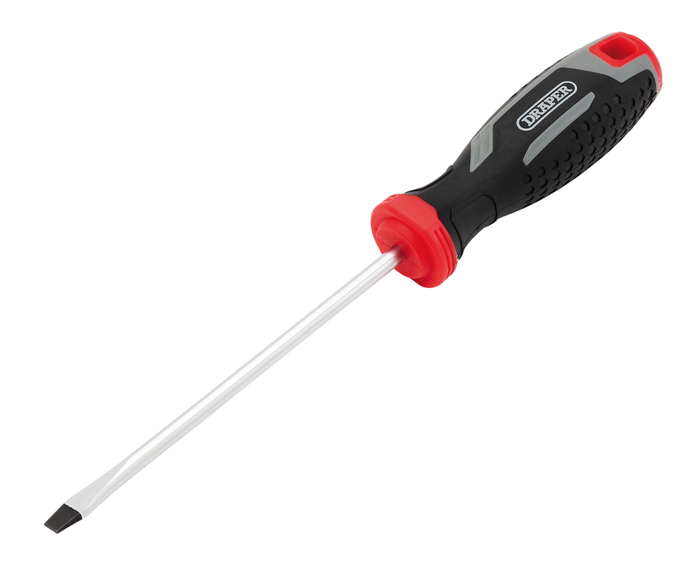 Draper SL5.5X125MM SLOTTED SCREWDRIVE Slotted Soft Grip Screwdrivers