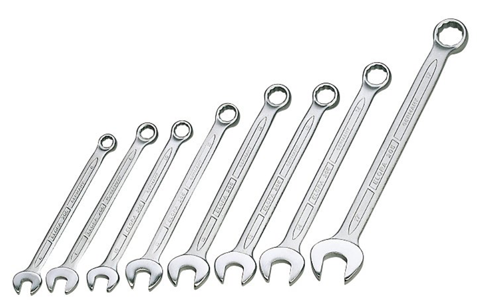 Draper 8-17MM COMBI-SPANNER SET 13710 Long Metric Combination Spanner Set (8 Piece)