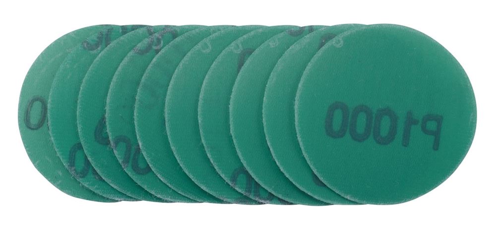 Draper 50MM WET/DRY SAND DISC 1000G 1109 01109 Wet or Dry Sanding Discs with Hook and Loop, 50mm (Pack of 10)