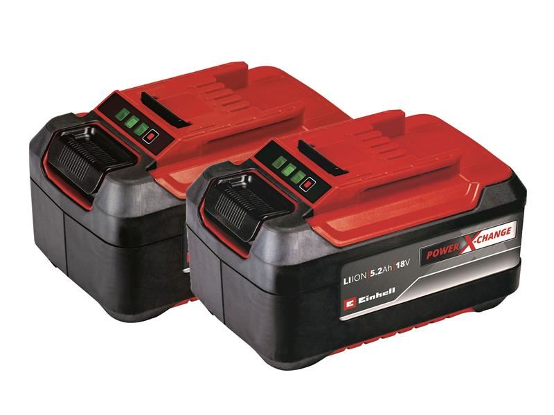 EIN Power X-Change Battery Twin Pack 18V 5.2Ah Li-ion