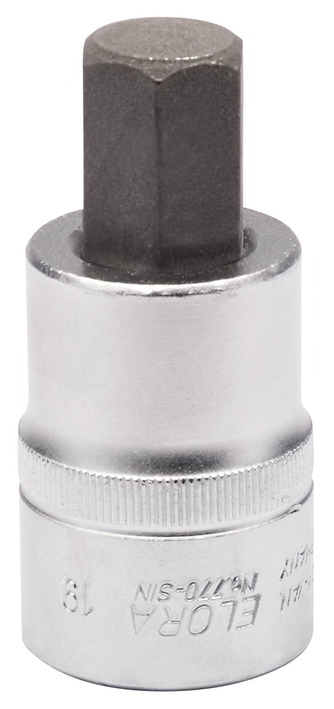 Draper 19MM HEXAGON KEY SOCKET 3/4DR 15554 3/4" Sq. Dr. Hexagon Screwdriver Sockets