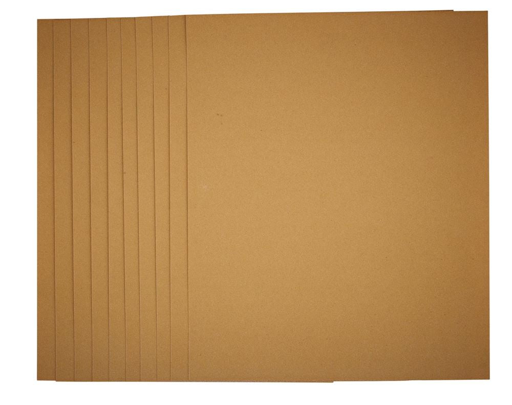 Draper GLASS PAPER SANDING SHEET 100G 37779 37779 General Purpose Sanding Sheets, 230 x 280mm (Pack of 10)