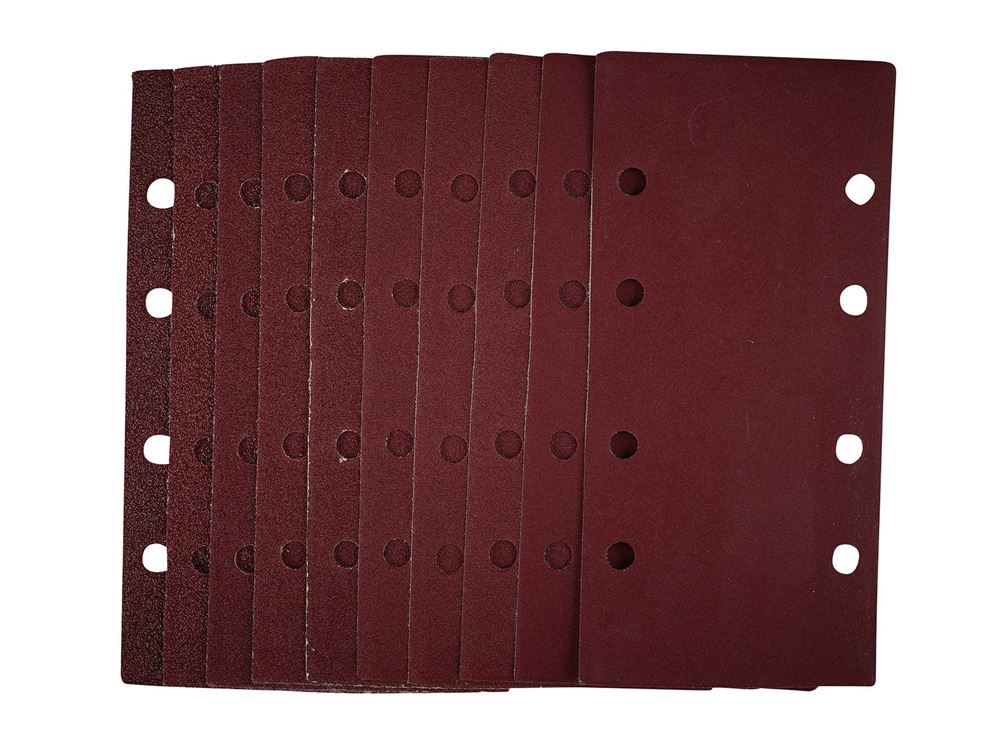 Draper SANDING SHEET 93X190MM ASSRT 55066 55066 1/3 Sanding Sheets with Hook and Loop, 93 x 190mm (Pack of 10)