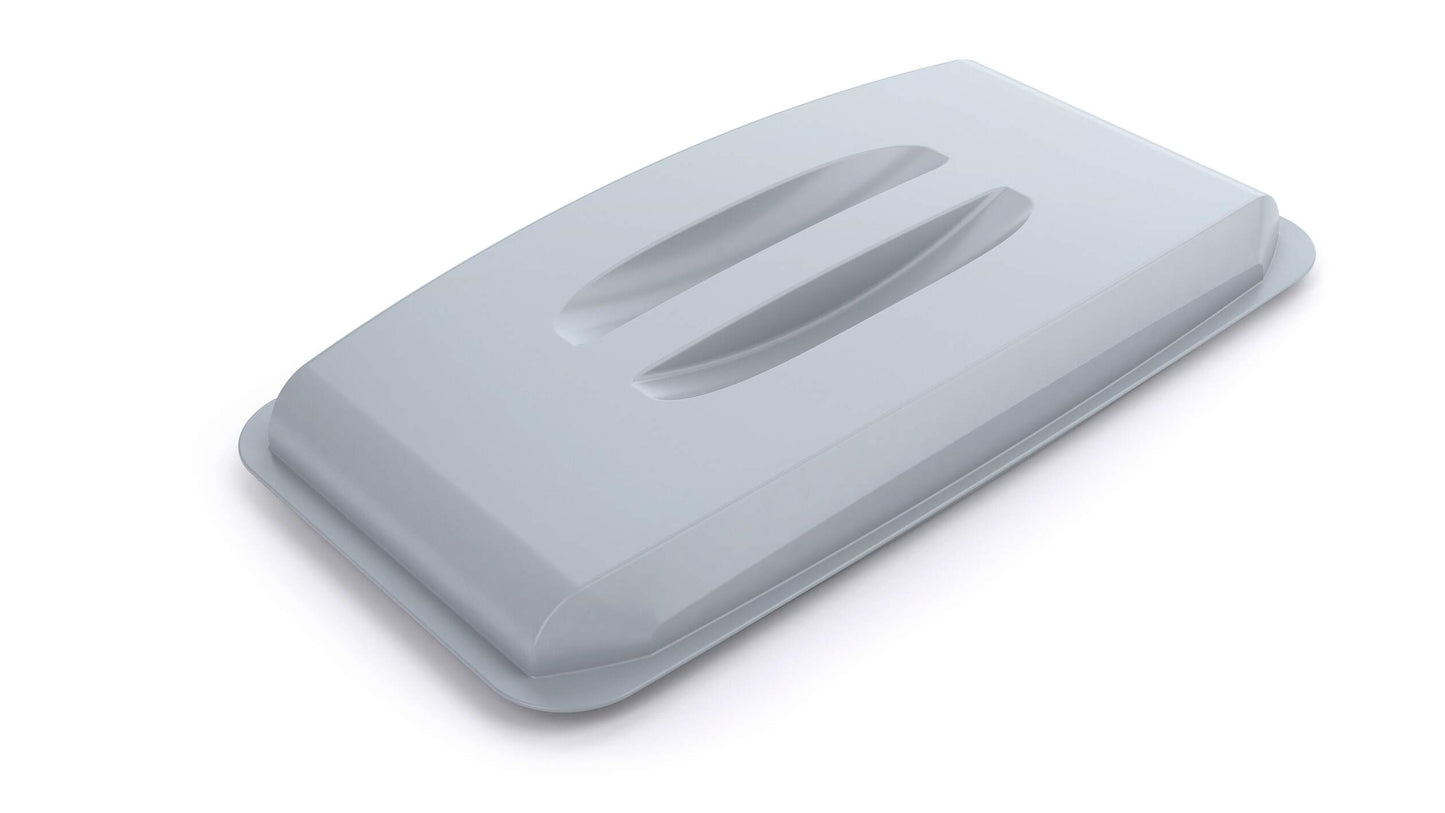 Durable DURABIN 60L Rectangular Bin Lid | Strong Food & Freezer Safe | Grey