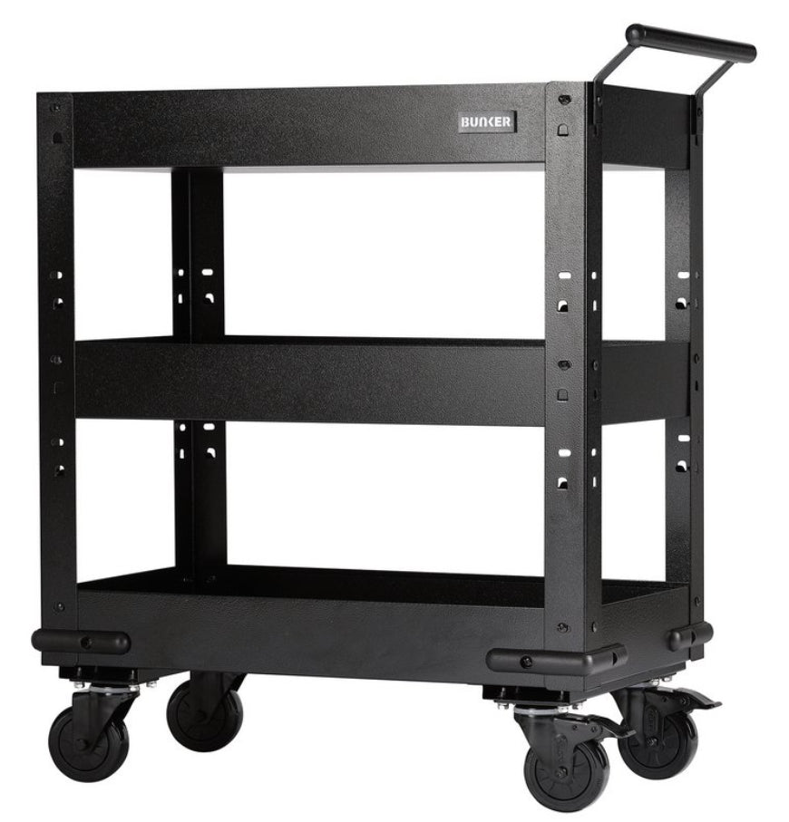 BUNKER 3 Tier Trolley with Pull Handle, 714mm