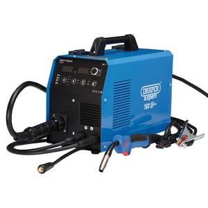 70043 Draper Expert Expert 3-In-1 Multi-Process Welder Dti, 200A MW200A Inverter Tig Welders 420 x 205 x 300mm Professional Trade DIY Workshop Garag
