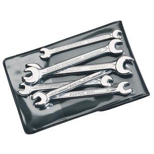 Draper 4-11MM MIDGET DOE SPANNER SET 05202 Midget Metric Open End Spanner Set (6 Piece)