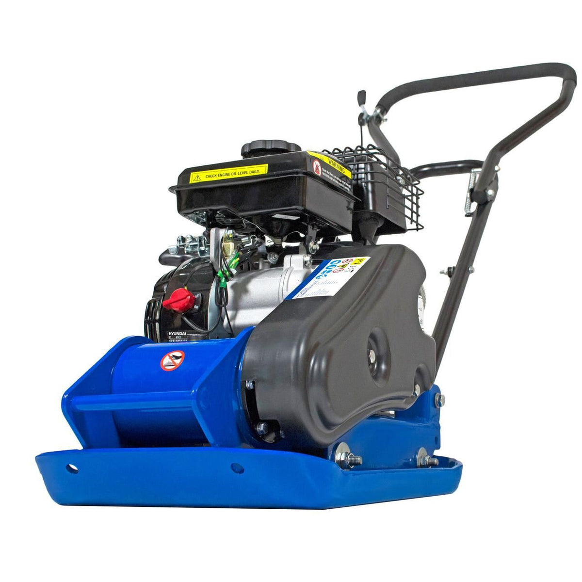 Hyundai HYCP5030 Petrol Plate Compactor 78.5 cc Wheel Kit Paving Pad Wacker Plate Paving Compactor Ground Paving Wacker Plate