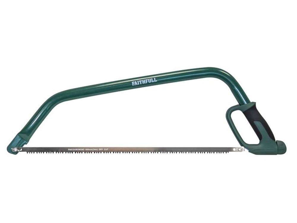 Faithfull Countryman Bowsaw 600mm 24in Wood Cutting Garden Tree Pruning Saw