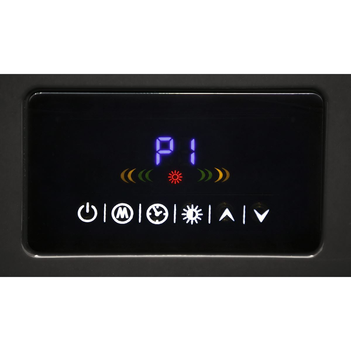 Sealey CH30110V Ceramic Heater 1.2/2.4kW 110V | 1200/2400W, 110V - 32A, Thermostat, Timer, Adjustable | Powder coated metal construction with two